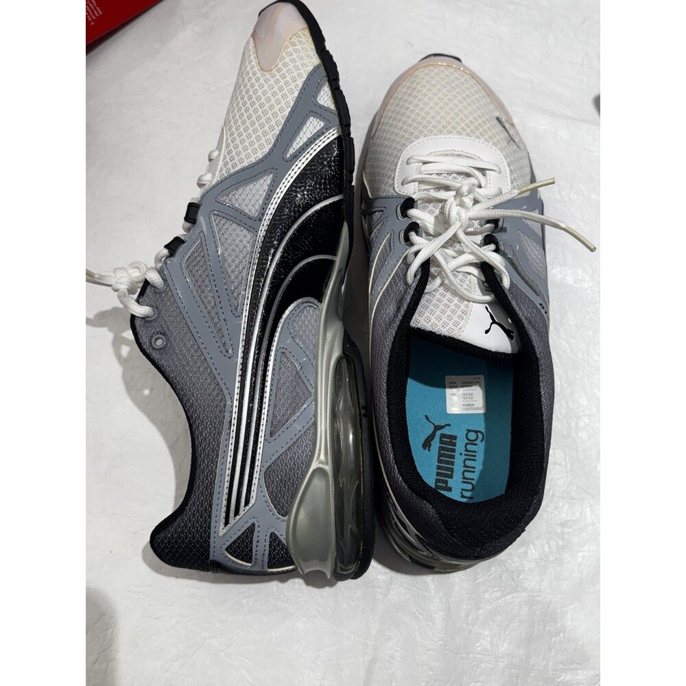 BRAND NEW! Puma Men's Voltaic 5 Cross-Training Shoe,White/BlackSilver, 13 D - Picture 2 of 5